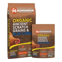 Nature's Best Organic Ancient Scratch Grains with Blue Corn Chicken Feed