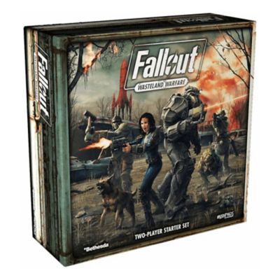 Modiphius Fallout: Wasteland Warfare - Two Player Starter (Officially Licensed Fallout Miniatures Game), MUH051235