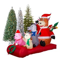 Artificial Christmas Trees, Inflatables & Lighting