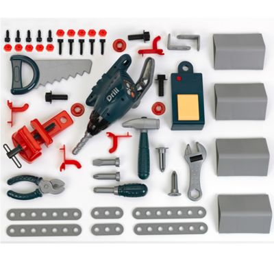 Image showing  Adjustable Height Pretend Play Workbench Tool Playset, 48 pc.
