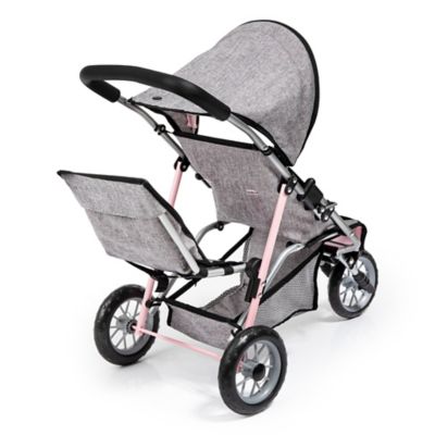 Image showing  Baby Doll Twin 3-Wheel Jogger