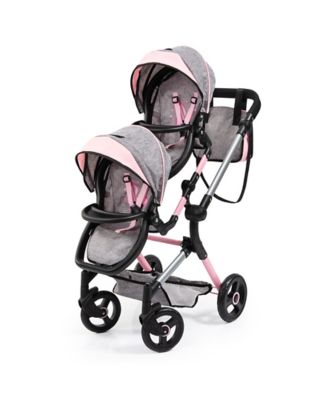 Bayer Twin Doll Pram Neo, Grey