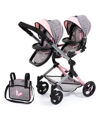 Image showing  Twin Doll Pram Neo, Gray