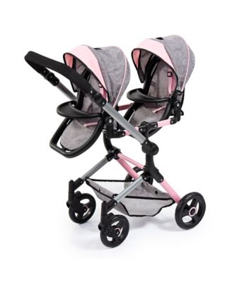 Image showing  Twin Doll Pram Neo, Gray