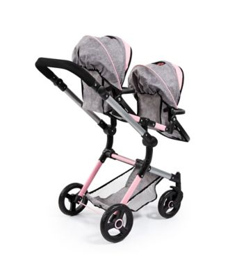 Image showing  Twin Doll Pram Neo, Gray