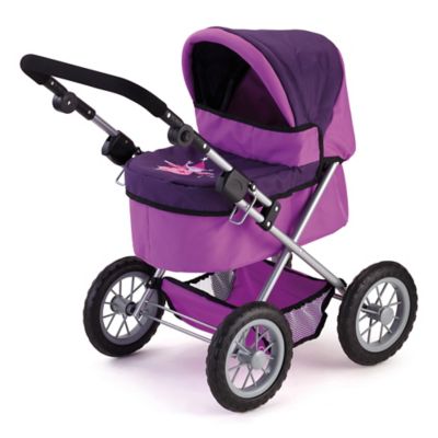 Image showing  Baby Doll Pram Trendy Stroller Set