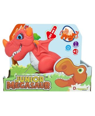 Dragon-i Toys Junior Megasaur Bend & Bite Dino, Red, 80079-RED