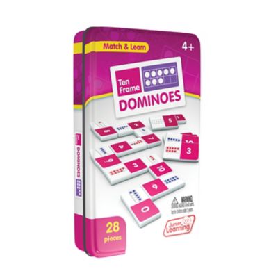 Image showing  10-Frame Dominoes Match and Learn Educational Learning Game