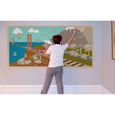 Image showing 5 th Lullubee Giant Coloring Mural - on the Go, CMOG