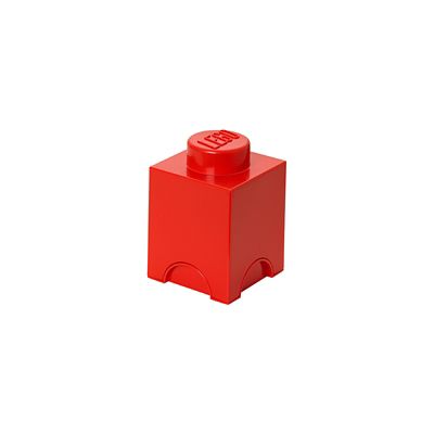 LEGO Storage Brick 1, Bright Red