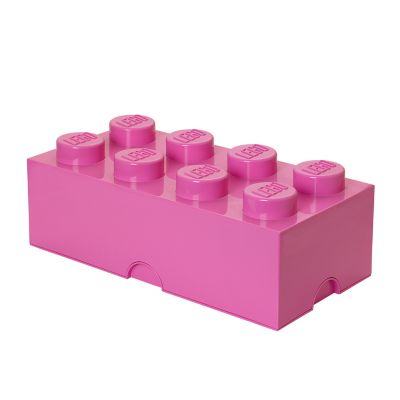 LEGO Storage Brick 8, Medium Pink