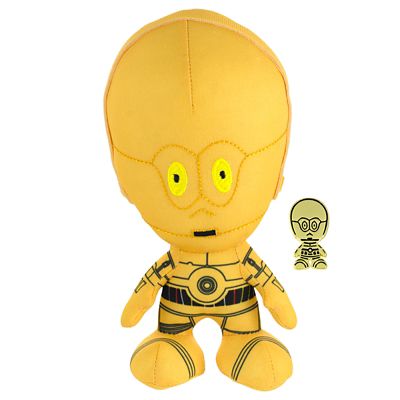 Image showing  Medium Heroez C-3PO 7 in. Plush and Pin Set