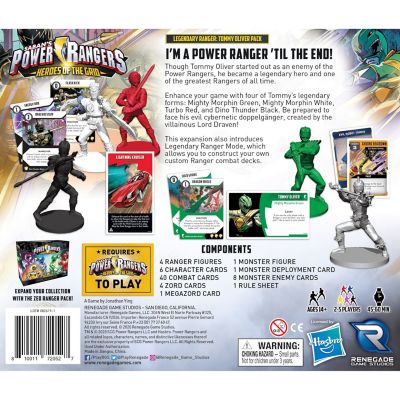 Image showing  Power Rangers: Legendary Rangers Tommy Oliver Pack, For Ages 14+