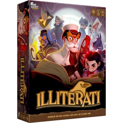 Gap Closer Games Illiterati Family Cooperative Survival Word Game, 1-5 Players, For Ages 7+