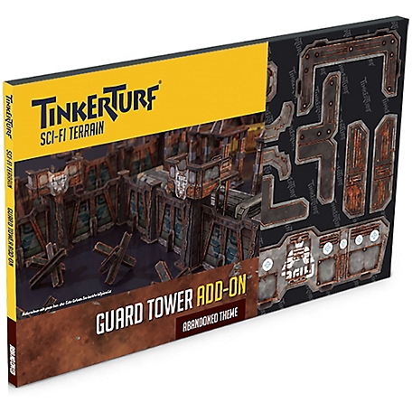 TinkerTurf Sci-Fi Terrain: Guard Tower Add-On - Abandoned Theme, TT-GTA-ABN