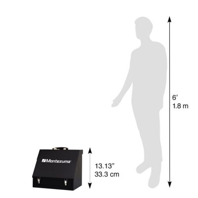Image showing  15.4 in. x 13.125 in. Handheld Shopbox
