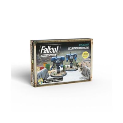 Image showing  Fallout Wasteland Warfare Robots Securitron Enforcers Figure Set