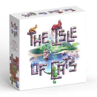 The City of Games The Isle of Cats Card-Drafting Board Game, Rescue as Many Cats As Possible, For 1-4 Players, Ages 8+