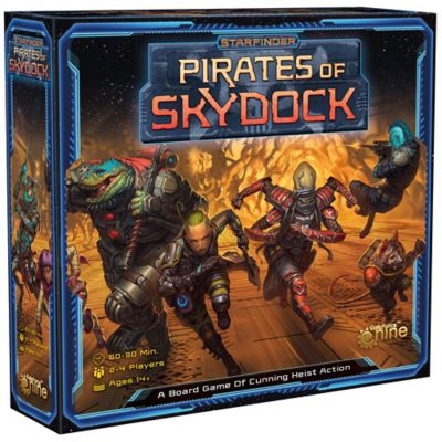 Gale Force Nine Starfinder: Pirates of Skydock Board Game of Cunning Heist Action, 2-4 Players, For Ages 14+