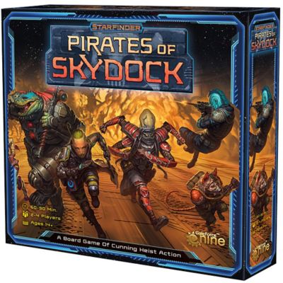 Image showing  Starfinder: Pirates of Skydock Board Game of Cunning Heist Action, 2-4 Players, For Ages 14+
