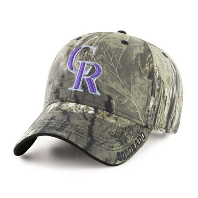 '47 Fan Favorite MLB Mossy Oak Adjustable Colorado Rockies Hat