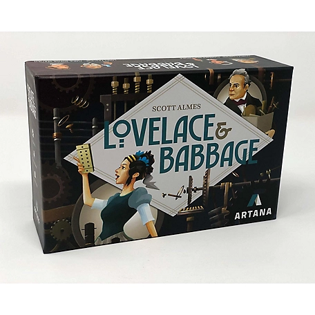 Genius Games Lovelace & Babbage Historical Science Board Game, AAX14001