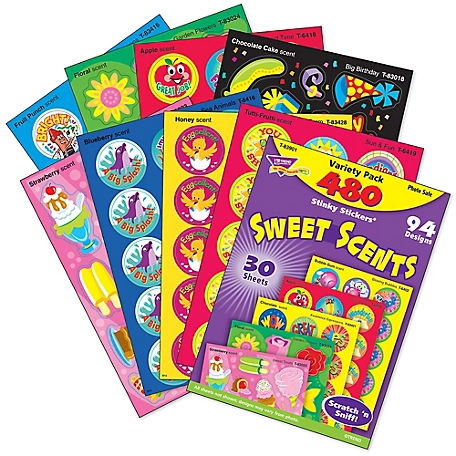 TREND Enterprises, Inc Sweet Scents Stinky Stickers Variety pk., T83901