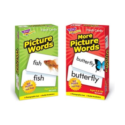 TREND Enterprises, Inc Picture Words Skill Drill Flash Cards Assortment, T53906