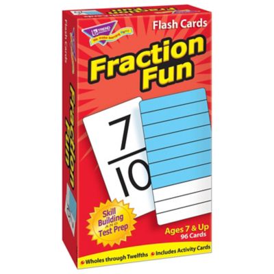 Image showing  Fraction Fun Skill Drill Flash Cards