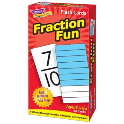 Image showing  Fraction Fun Skill Drill Flash Cards