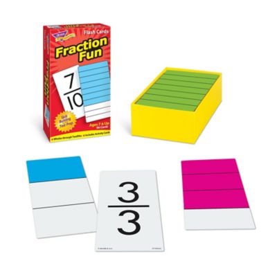 Image showing  Fraction Fun Skill Drill Flash Cards