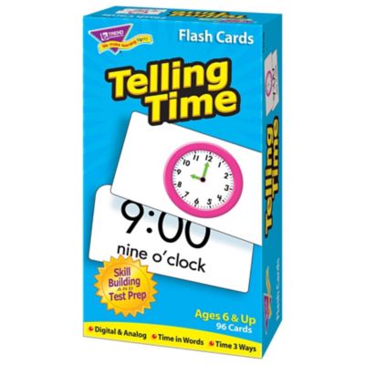Image showing 5 th TREND Enterprises, Inc Telling Time Skill Drill Flash Cards