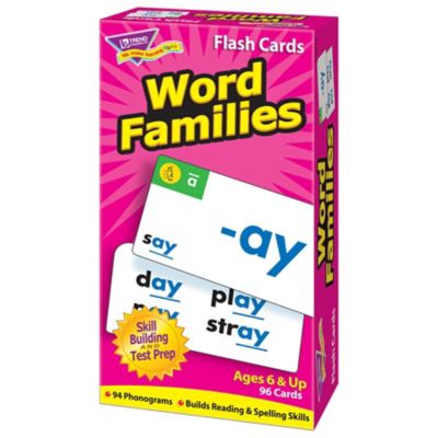 Image showing  Word Families Skill Drill Flash Cards