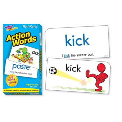 Image showing  Action Words Skill Drill Flash Cards