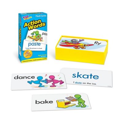 Image showing  Action Words Skill Drill Flash Cards