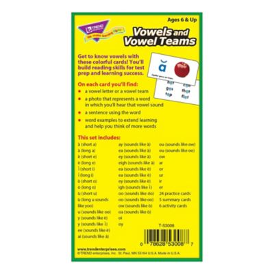 Image showing  Vowels and Vowel Teams Skill Drill Flash Cards, T53008