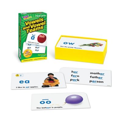 Image showing  Vowels and Vowel Teams Skill Drill Flash Cards, T53008