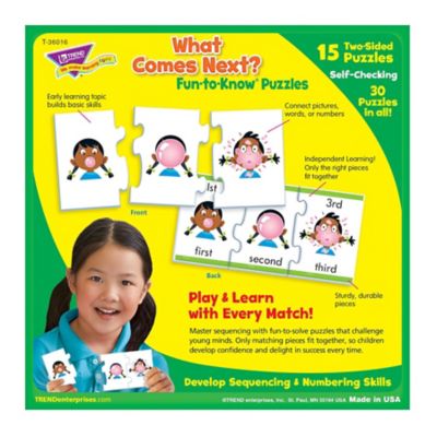 Image showing  What Comes Next? Fun-To-Know Puzzles