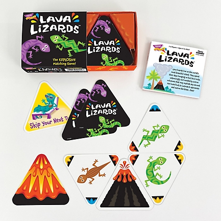 TREND Enterprises, Inc Lava Lizards Three Corner Card Game, T20002
