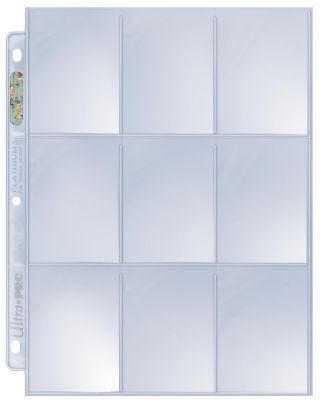 Ultra Pro 100 Ultra Pro Platinum 9-Pocket Sheets, 209D-1