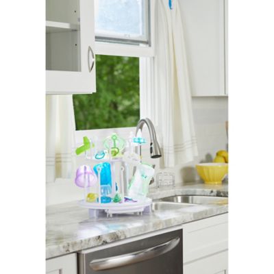 Image showing  Spin Stack Drying Rack, 2 Level Large Capacity Baby Bottle Drying Rack, Y1863CA3