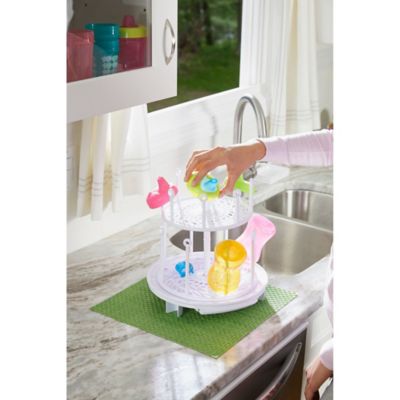 Image showing  Spin Stack Drying Rack, 2 Level Large Capacity Baby Bottle Drying Rack, Y1863CA3