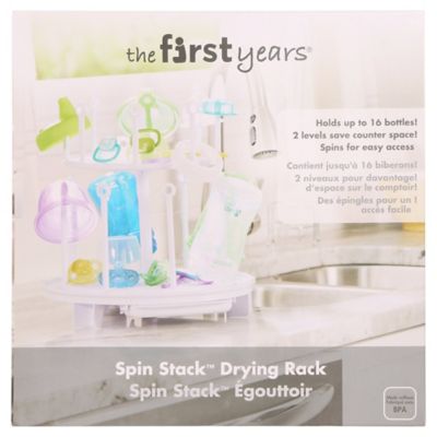 Image showing  Spin Stack Drying Rack, 2 Level Large Capacity Baby Bottle Drying Rack, Y1863CA3