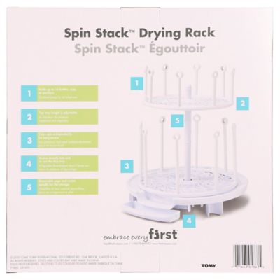 Image showing  Spin Stack Drying Rack, 2 Level Large Capacity Baby Bottle Drying Rack, Y1863CA3
