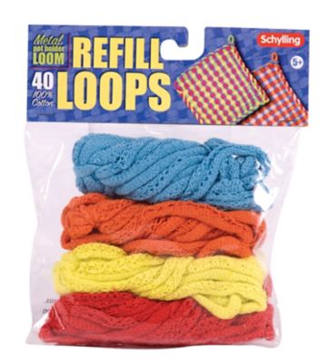 Schylling Loop Refill for Metal Potholder Loom - Colors Vary, NLR