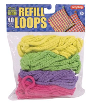 Image showing  Loop Refill for Metal Potholder Loom Kit, Colors Vary