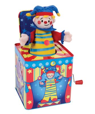 Schylling Silly Circus Jack in Box Toy, SCJB