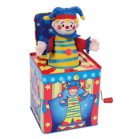 Schylling Silly Circus Jack in Box Toy, SCJB