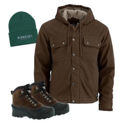 Insulated Outerwear, Accessories, and PAC Boots