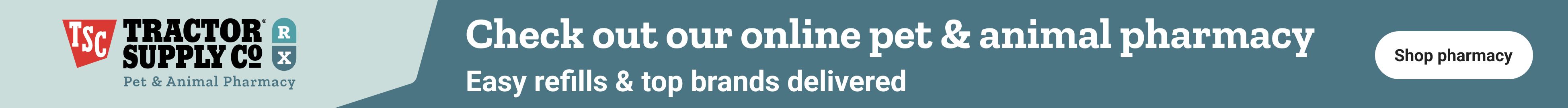 Online pet pharmacy banner